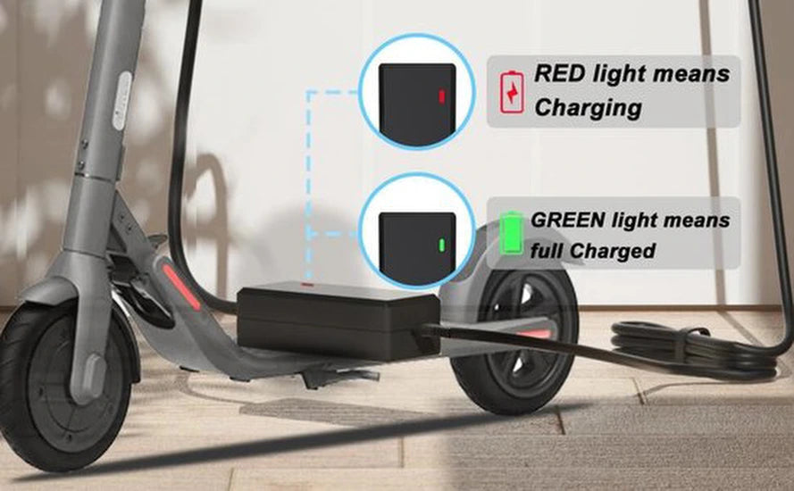 Oplader – Geschikt voor Xiaomi M365 & Ninebot ES1/ES2/ES4 – 42V 2A 84W Max – Voedingsadapter elektrische step – Zwart