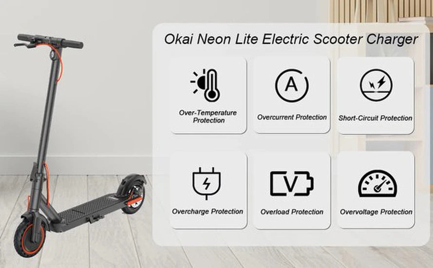 Oplader – Geschikt voor Xiaomi M365 & Ninebot ES1/ES2/ES4 – 42V 2A 84W Max – Voedingsadapter elektrische step – Zwart