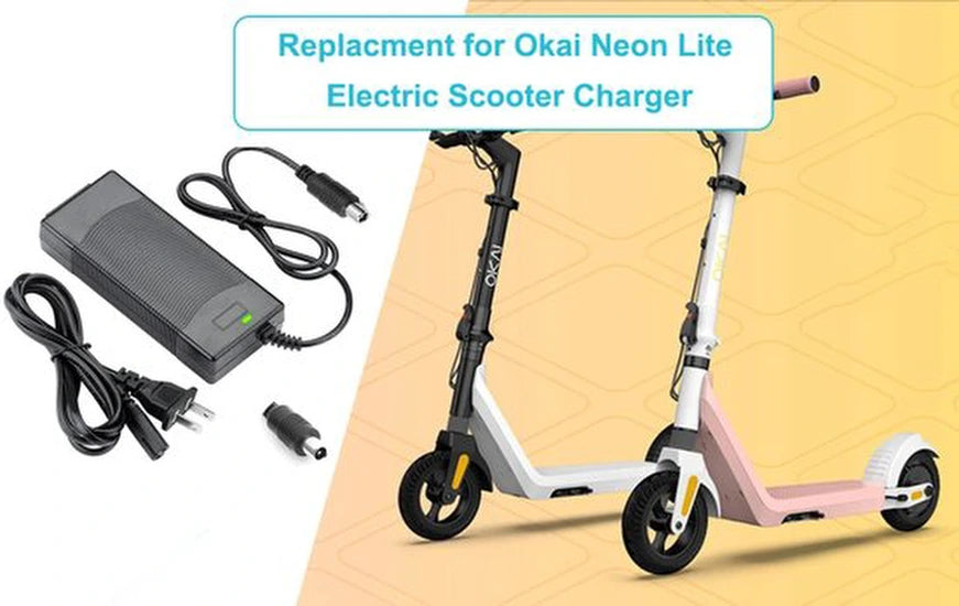 Oplader – Geschikt voor Xiaomi M365 & Ninebot ES1/ES2/ES4 – 42V 2A 84W Max – Voedingsadapter elektrische step – Zwart