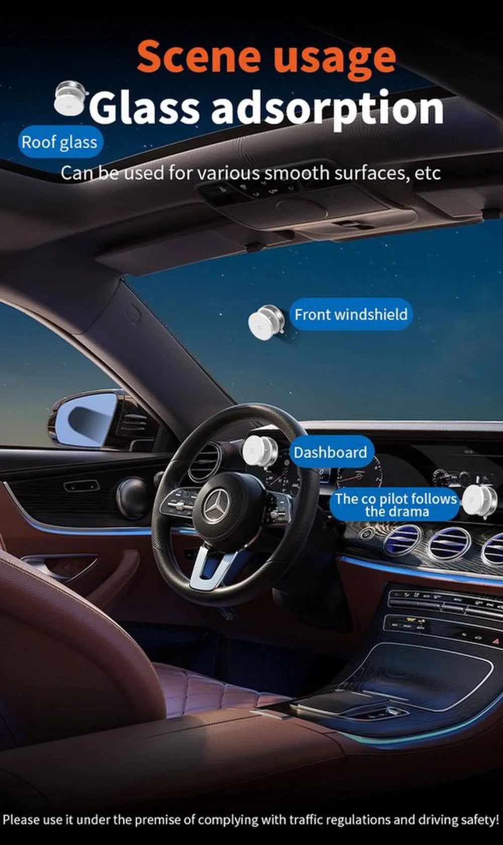 Telefoonhouder auto – Magnetisch vacuüm zuignap – 360° draaibaar & verstelbaar – Handsfree voor dashboard & glad oppervlak – Zwart-Ilumina Benelux