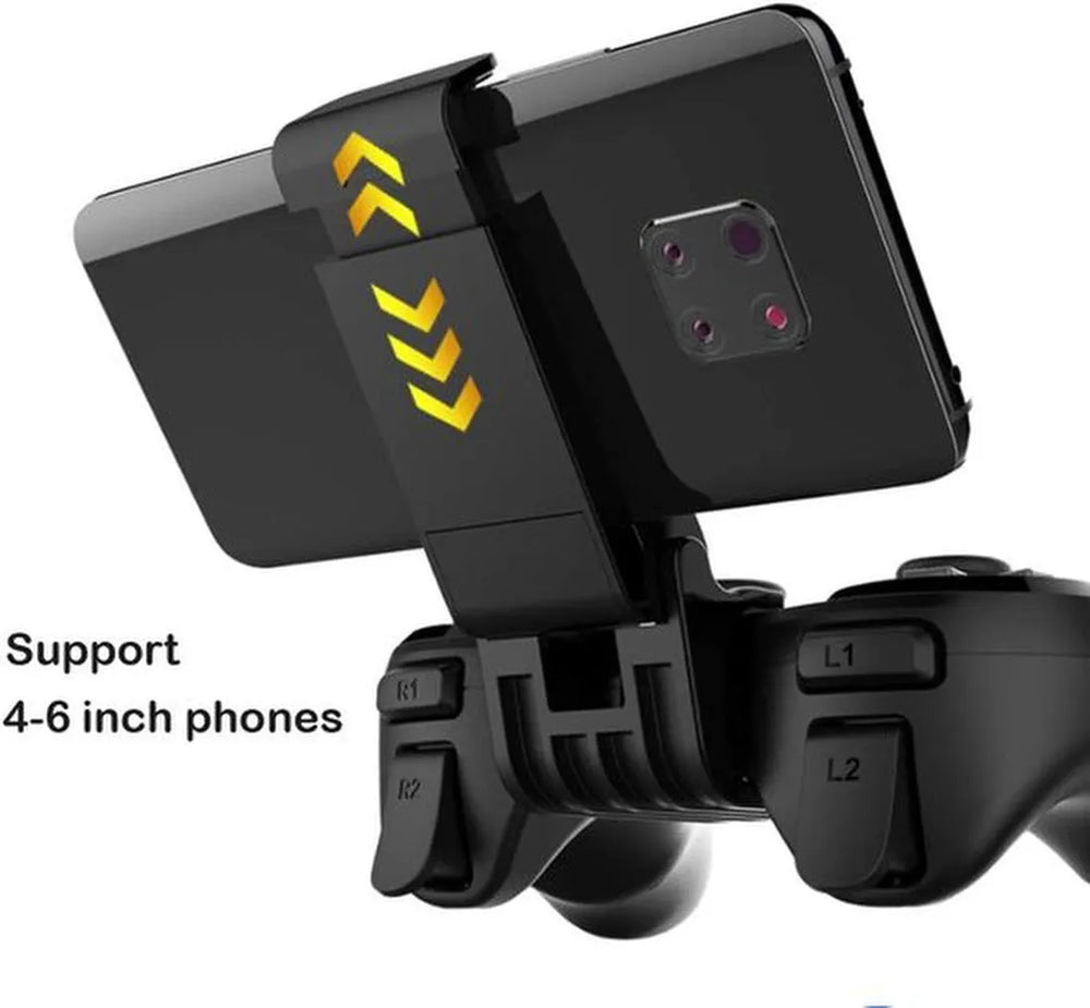 Bluetooth Game Controller – MFi draadloze gamepad joystick – Direct Play – Geschikt voor iPhone 16/15/14/13/12/11 & Android – Zwart-Ilumina Benelux