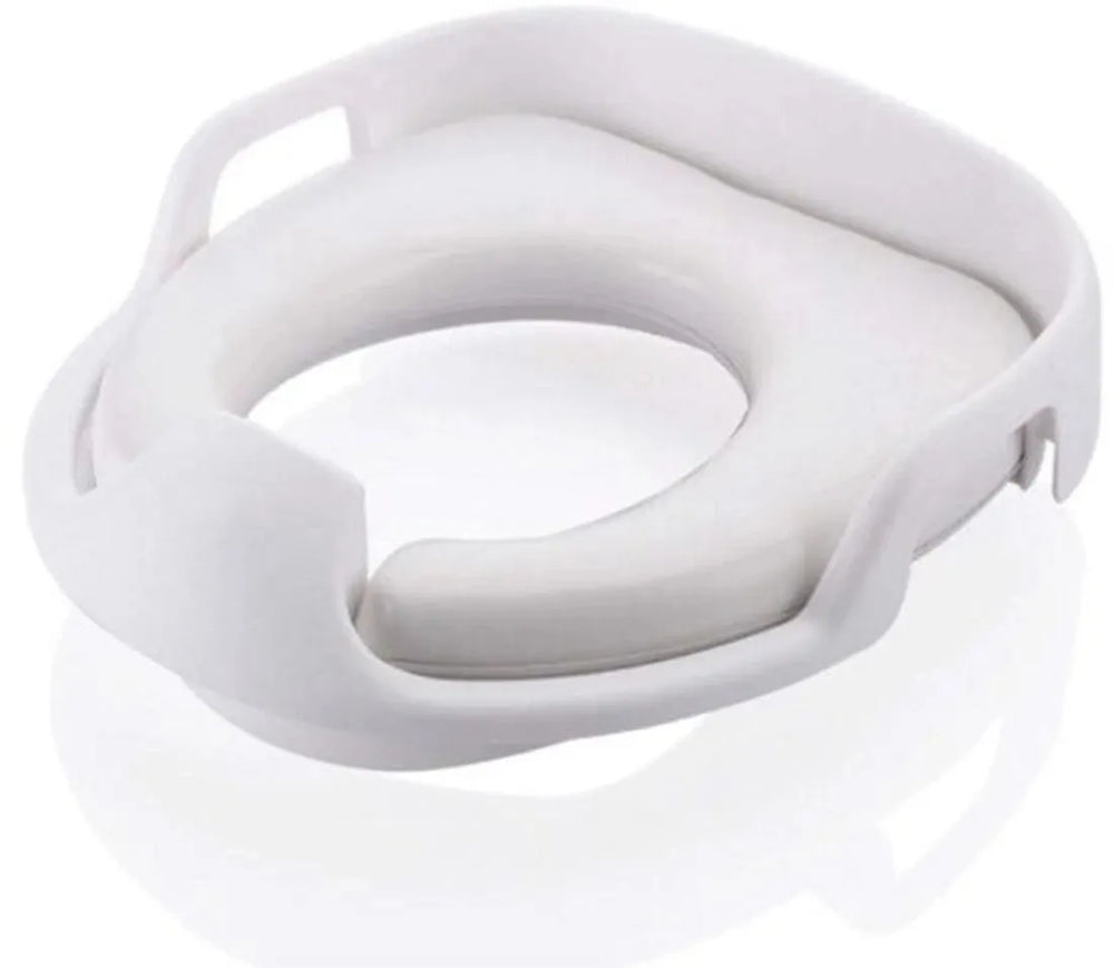 Toiletverkleiner met handvaten – Kinder toiletzitje – Zachte zitting – Antislip & hygiënisch – Wit-Toiletverkleiner-Ilumina Benelux