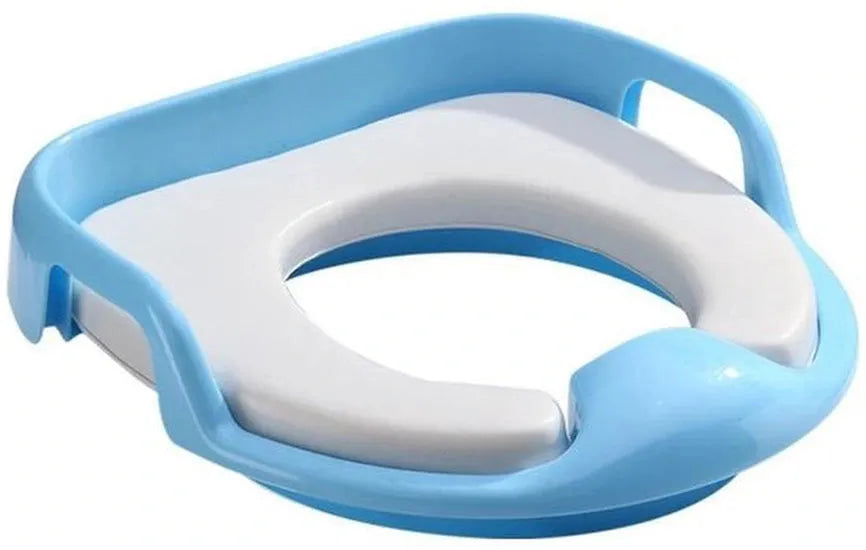 Toiletbril verkleiner kinderen – Toiletzitje met handvaten – Zachte zitting – Antislip & hygiënisch – Blauw-Toiletverkleiner-Ilumina Benelux
