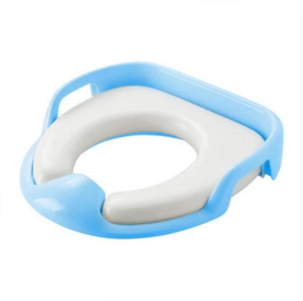 Toiletbril verkleiner kinderen – Toiletzitje met handvaten – Zachte zitting – Antislip & hygiënisch – Blauw-Toiletverkleiner-Ilumina Benelux