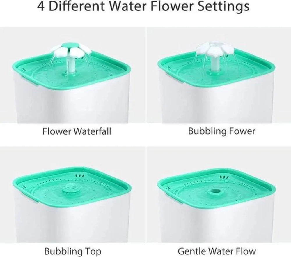 Drinkfontein kat & hond – Automatische waterfontein – Ultra stil – BPA-vrij – Met filter – Grijs-Ilumina Benelux
