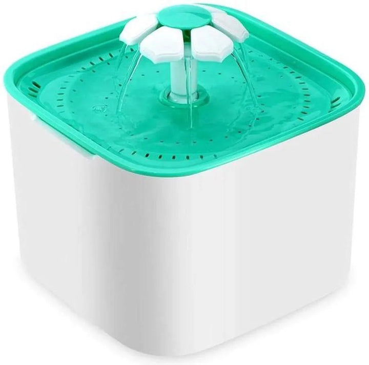 Drinkfontein kat & hond – Automatische waterfontein – Ultra stil – BPA-vrij – Met filter – Groen-Ilumina Benelux