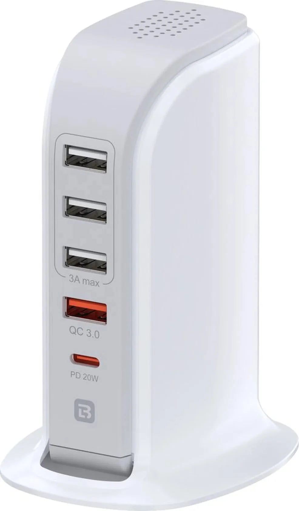 USB Snellader Stekkerdoos – PD 20W QC3.0 – 5 Poorten USB/USB-C – 1,5m Verlengsnoer-Oplader-Ilumina Benelux