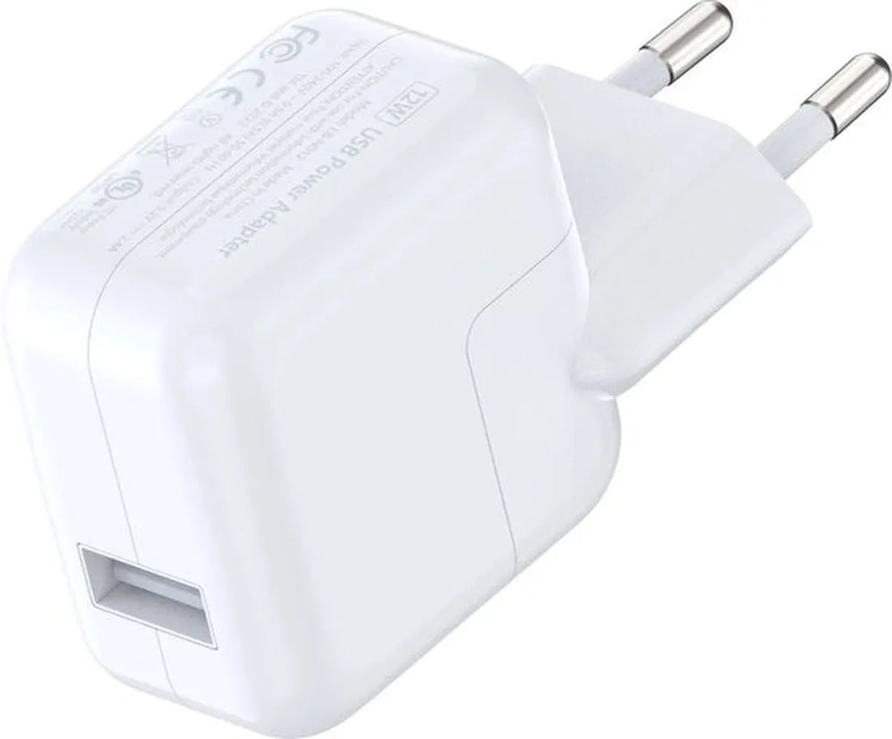 iPad Oplader – Geschikt voor iPad 2/3/4 – 12W 2.4A USB Adapter – Inclusief Oplaadkabel-Oplader-Ilumina Benelux
