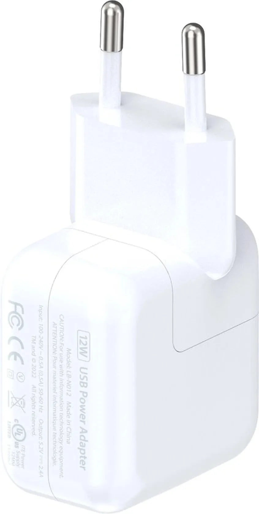 iPad Oplader – Geschikt voor iPad 2/3/4 – 12W 2.4A USB Adapter – Inclusief Oplaadkabel-Oplader-Ilumina Benelux