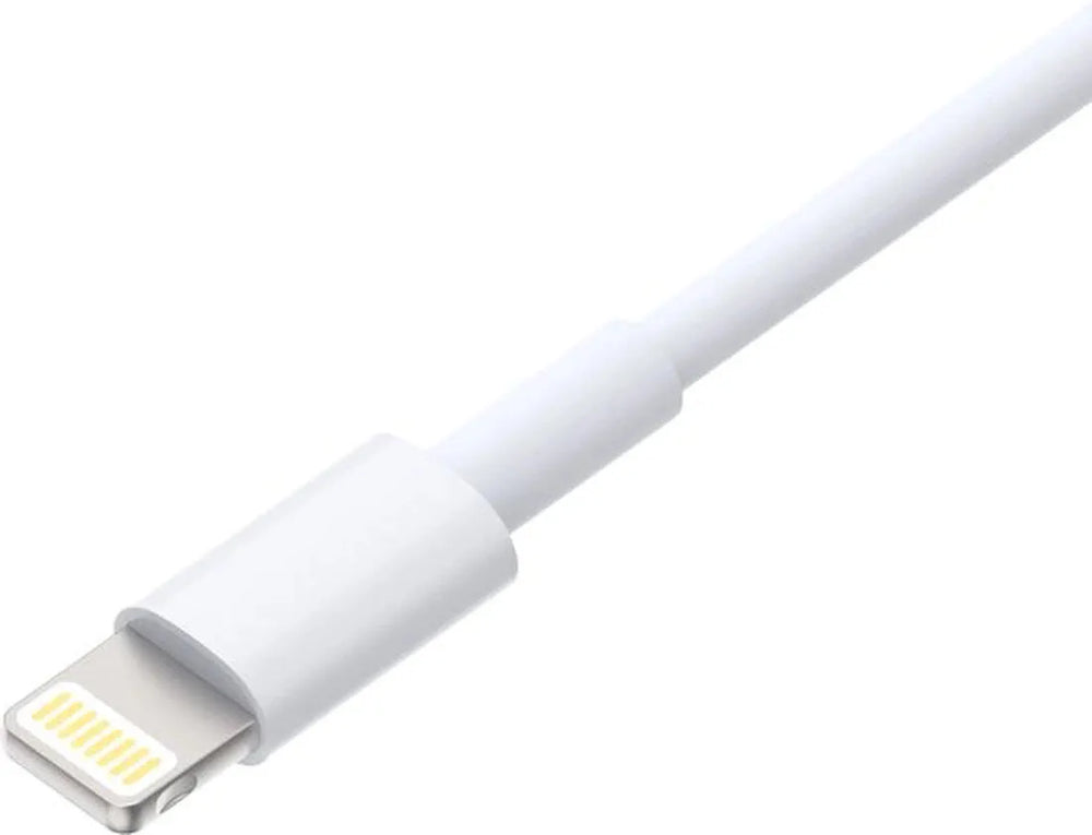 Oplaadkabel – Lightning naar USB – Geschikt voor iPhone/iPad – 1 Meter – Wit-USB-Kabels-Ilumina Benelux
