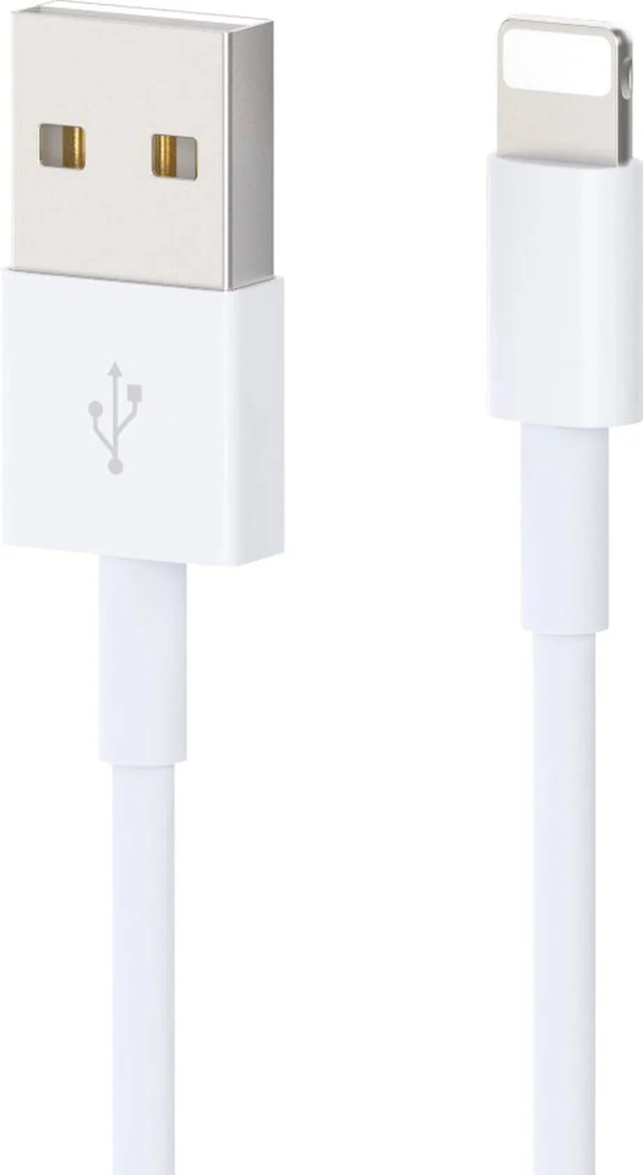 Oplaadkabel – Lightning naar USB – Geschikt voor iPhone/iPad – 1 Meter – Wit-USB-Kabels-Ilumina Benelux
