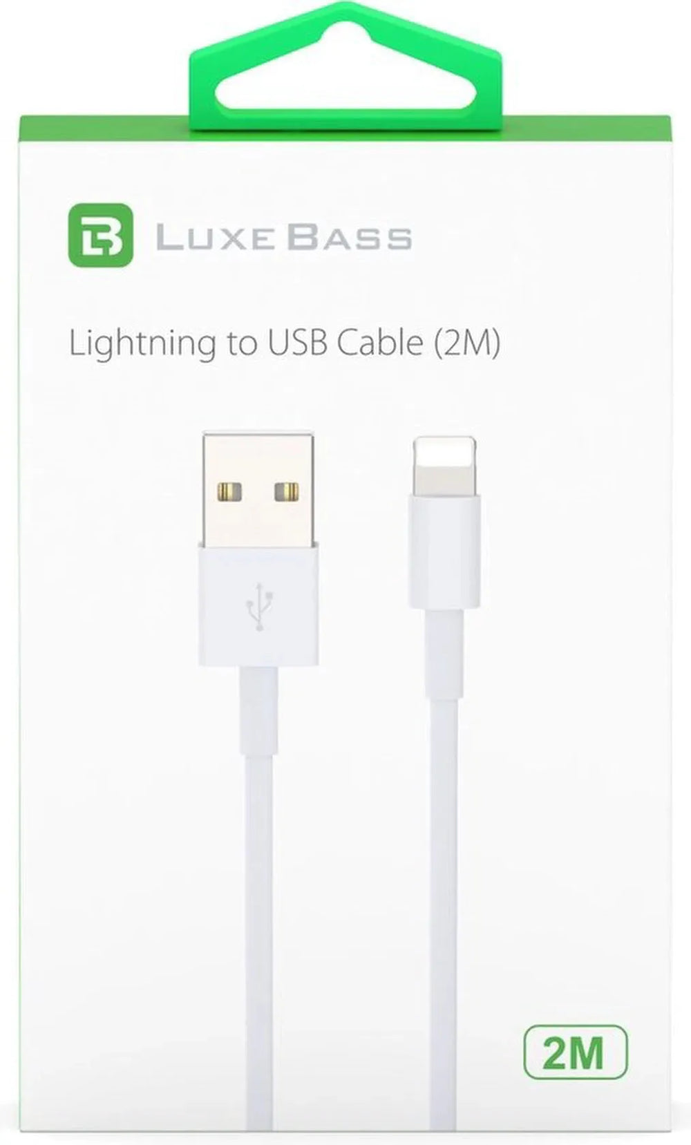 Lightning Oplaadkabel – USB naar Lightning kabel – 2 Meter – Snelladen – Wit-USB-Kabels-Ilumina Benelux