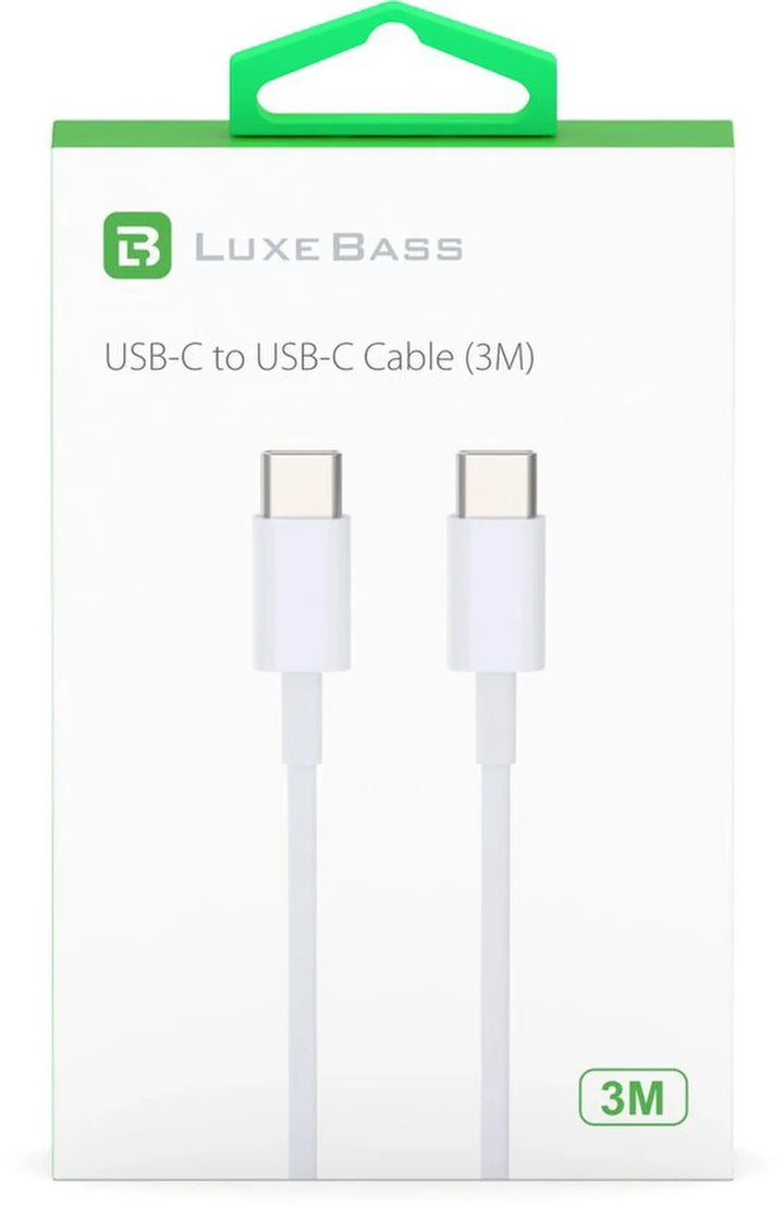 USB-C kabel – Geschikt voor Samsung – USB 3.1 Datakabel – 3 Meter – Wit-USB-Kabels-Ilumina Benelux