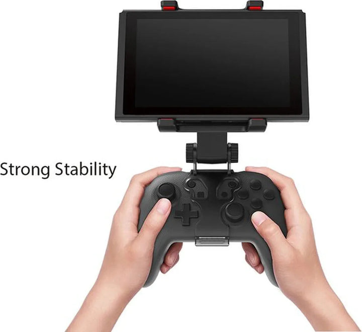 Controllerhouder – Geschikt voor Nintendo Switch – Opvouwbare Game Clip Mount – Stevige Grip – Zwart-Ilumina Benelux