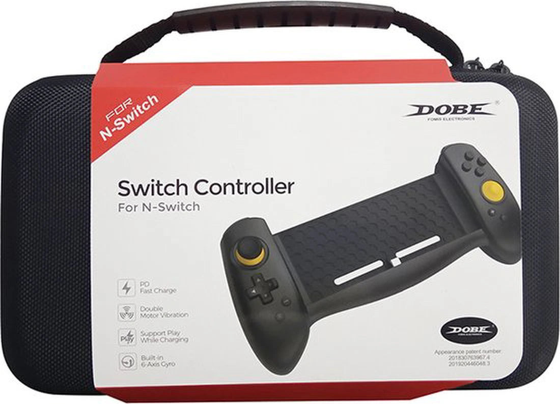 Joycon Switch Controller Grip met Opbergtas – Gamepad Geschik voor Nintendo Switch – Inclusief Hoes – Gyrosensor, Dubbele Vibratie & Oplaadfunctie