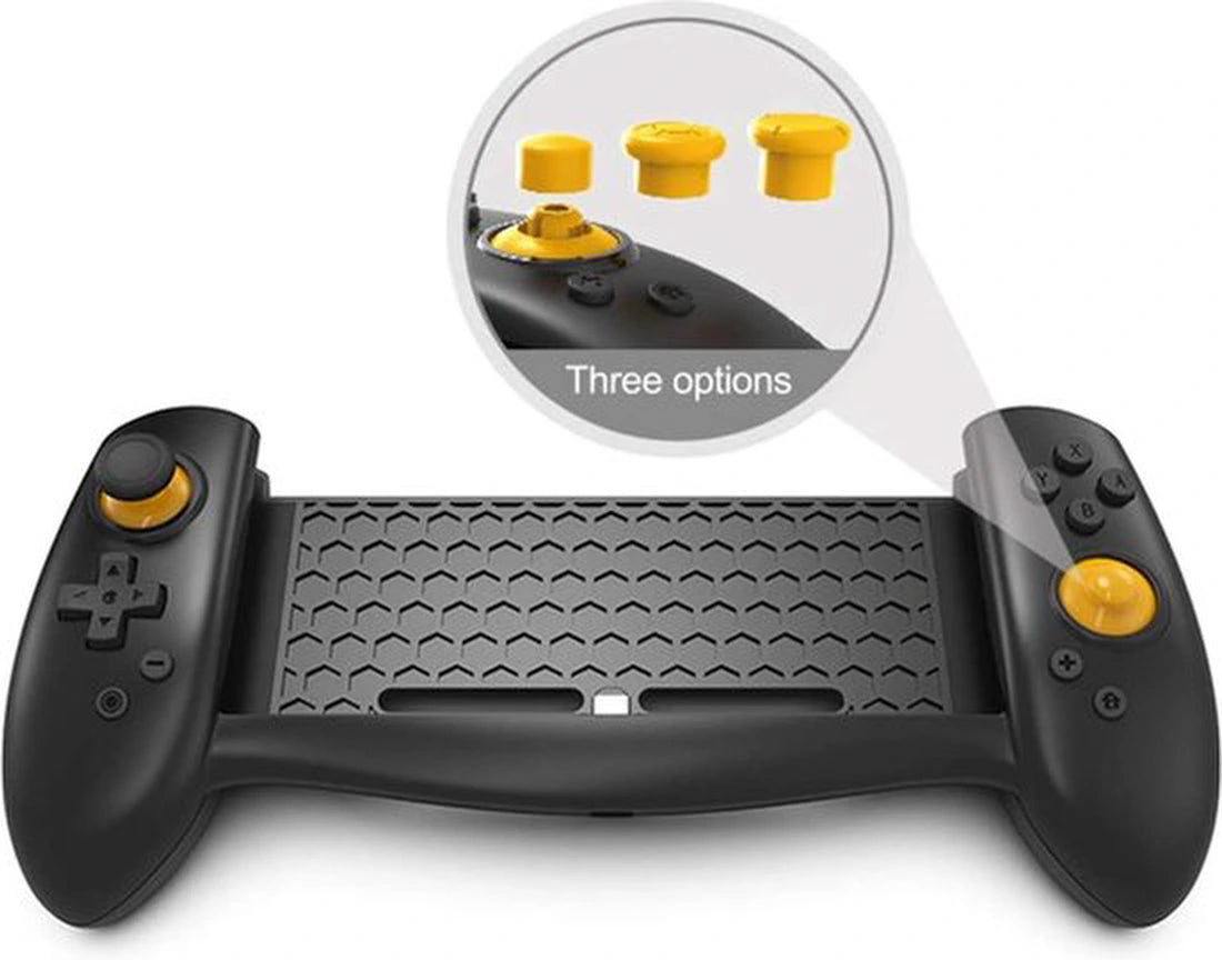 Joycon Switch Controller Grip met Opbergtas – Gamepad Geschik voor Nintendo Switch – Inclusief Hoes – Gyrosensor, Dubbele Vibratie & Oplaadfunctie