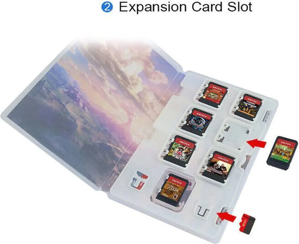 Beschermset – Geschikt voor Nintendo Switch – 4-in-1 Hoes Rubber Plus – Screenprotector – Geheugenkaarthouder – Zwart-Ilumina Benelux