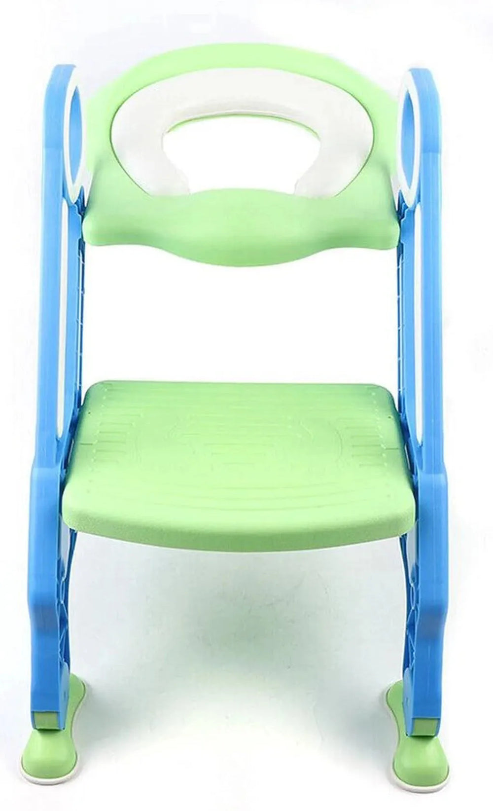 Toilettrainer met trapje – WC verkleiner met opstapje – Peuter potje 2-7 jaar – Antislip – Groen/Blauw-Toiletverkleiner-Ilumina Benelux
