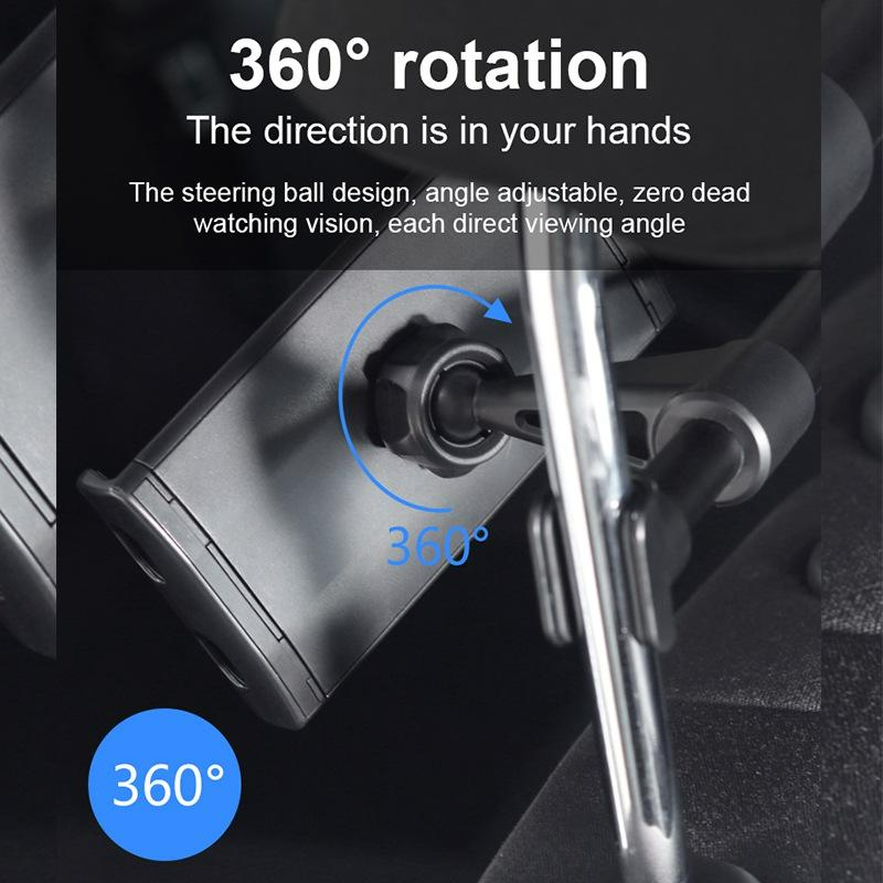 Tablethouder auto – Hoofdsteunhouder voor kinderen – Geschikt voor iPad/iPhone/Samsung Galaxy Tab – Verstelbaar – Rood