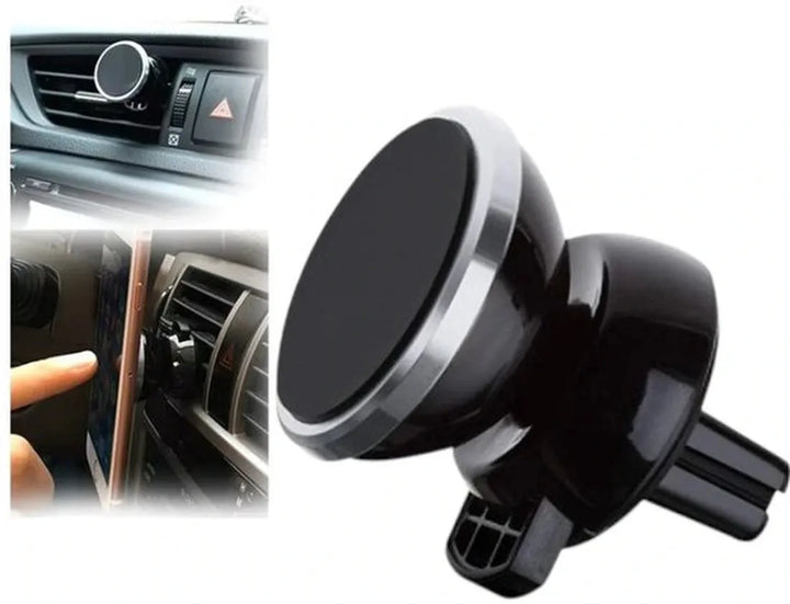 Telefoonhouder auto – Magnetisch – Voor ventilatierooster – Sterke magneet – Zilver-Telefoonhouders-Ilumina Benelux
