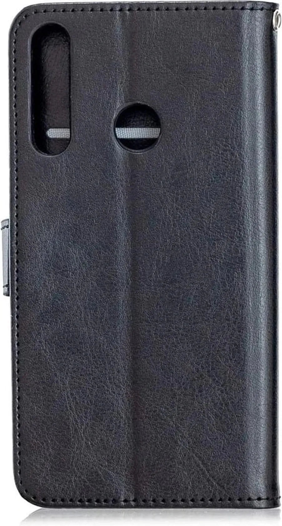 Motorola Moto G8 Power Hoesjes – Portemonnee Book Case – Pasjeshouder – Magneetsluiting – Zwart-Ilumina Benelux
