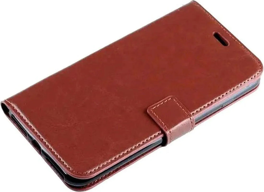 iPhone 6/6S Hoesjes – Portemonnee Book Case – Pasjeshouder – Magneetsluiting – Bruin-Ilumina Benelux