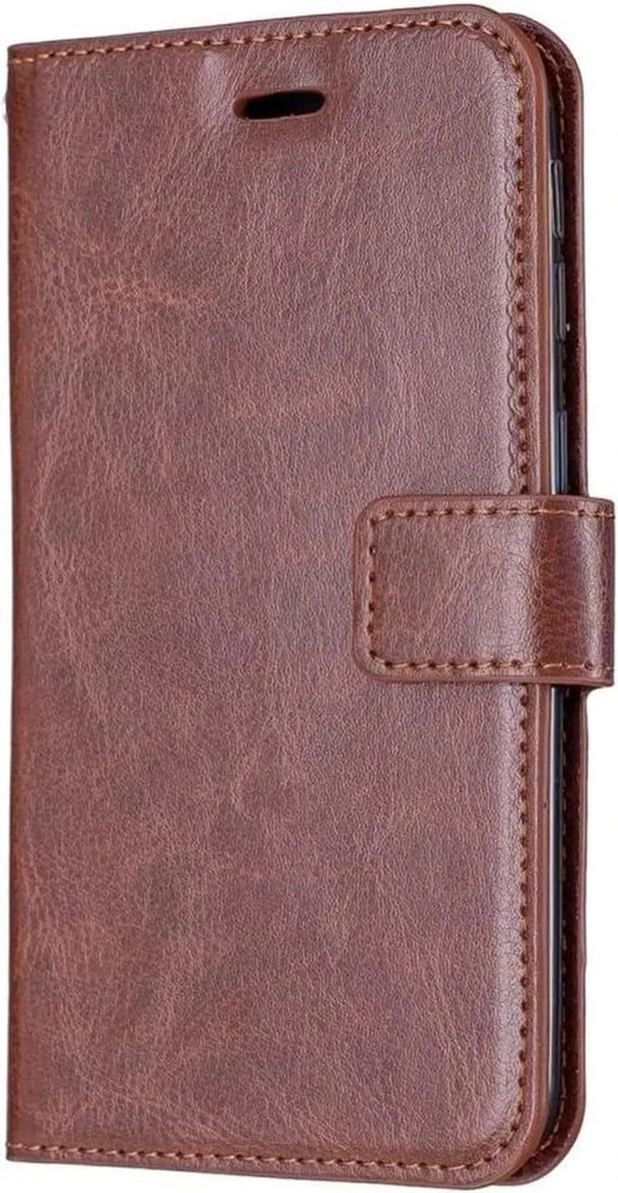 iPhone 11 Hoesjes – Portemonnee Book Case – Pasjeshouder – Magneetsluiting – Bruin-Ilumina Benelux