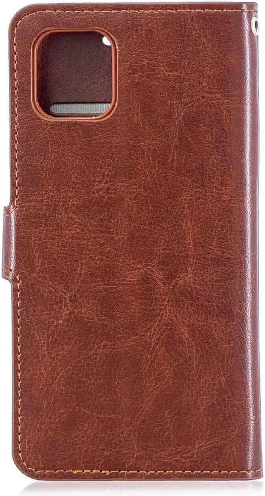 iPhone 11 Hoesjes – Portemonnee Book Case – Pasjeshouder – Magneetsluiting – Bruin-Ilumina Benelux