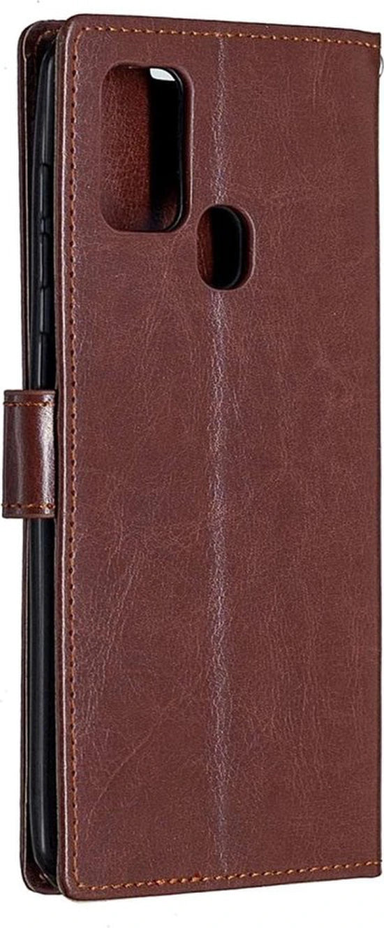 Motorola Moto G10/G20/G30 Hoesjes – Portemonnee Book Case – Pasjeshouder – 2x Screenprotector – Bruin