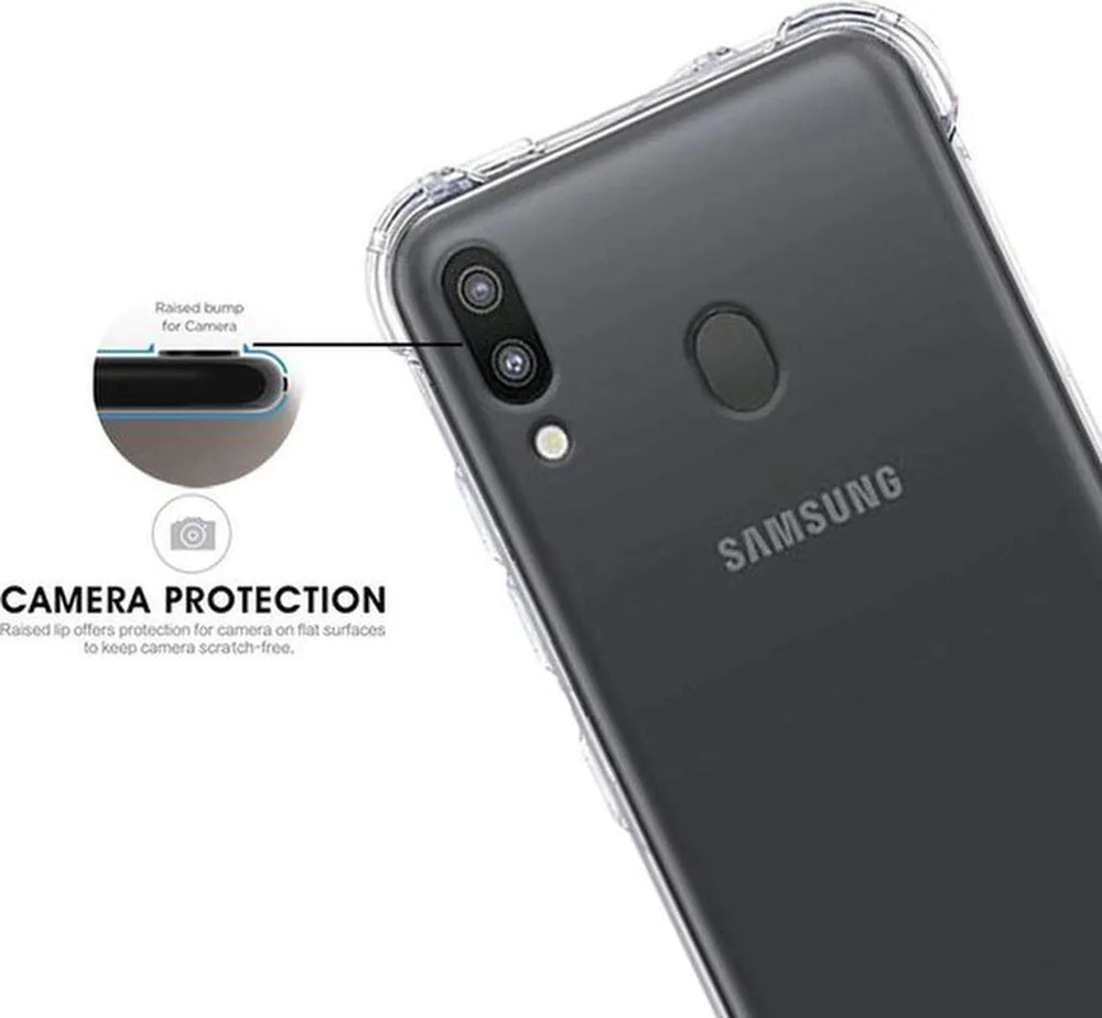 Samsung Galaxy M11 Hoesjes – Soft TPU Siliconen Backcover – Schokbestendig – Zwart-Ilumina Benelux