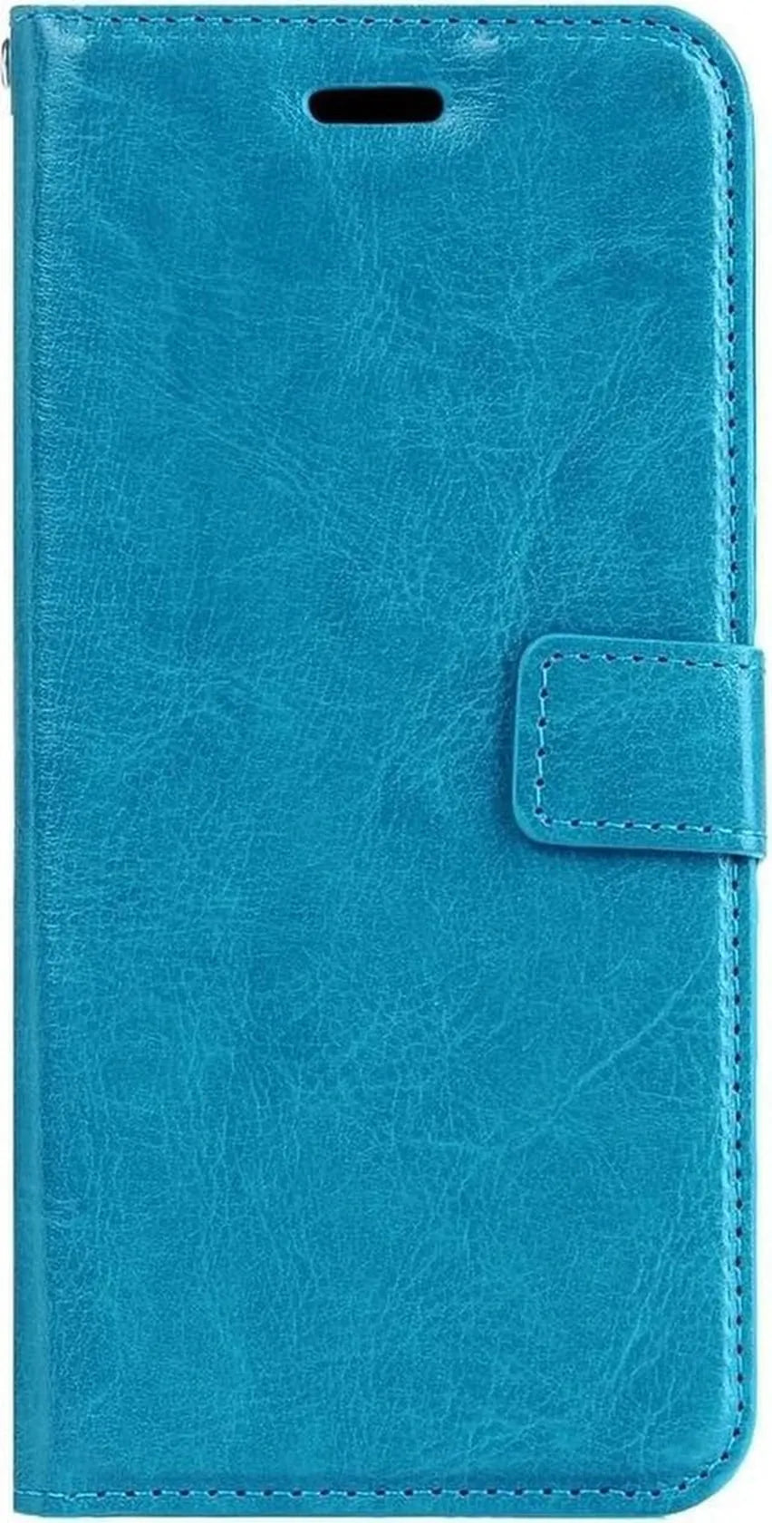 iPhone SE/5S/5/5C Hoesjes – Portemonnee Bookcase – Pasjeshouder – 2 Pack Screenprotector Gehard Glas – Turquoise-Ilumina Benelux
