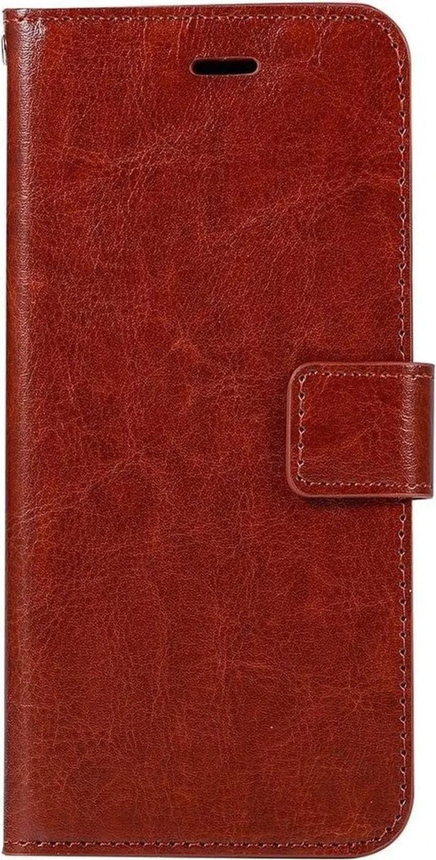 iPhone XR Hoesjes – Portemonnee Book Case – Pasjeshouder – Magneetsluiting – Bruin-Ilumina Benelux