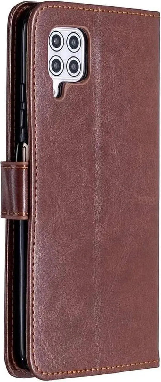 Huawei P40 Lite 2020 Hoesjes – Portemonnee Book Case – Pasjeshouder – Magneetsluiting – Bruin-Ilumina Benelux