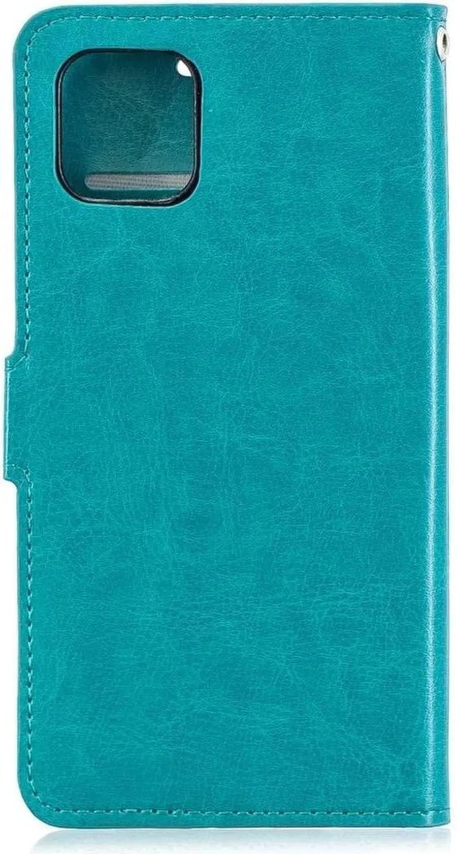 iPhone 12 Mini Hoesjes – Portemonnee Book Case – Pasjeshouder – Magneetsluiting – Turquoise-Ilumina Benelux