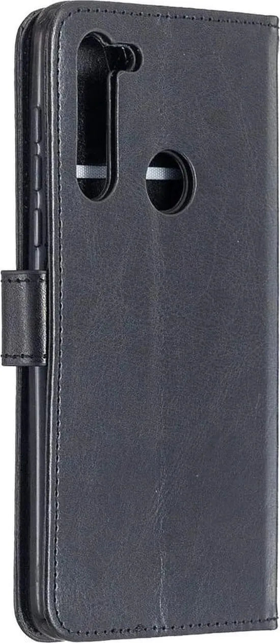Oppo A91 Hoesjes – Portemonnee Book Case – Pasjeshouder – 2x Gehard Glas Screenprotector – Zwart-Ilumina Benelux