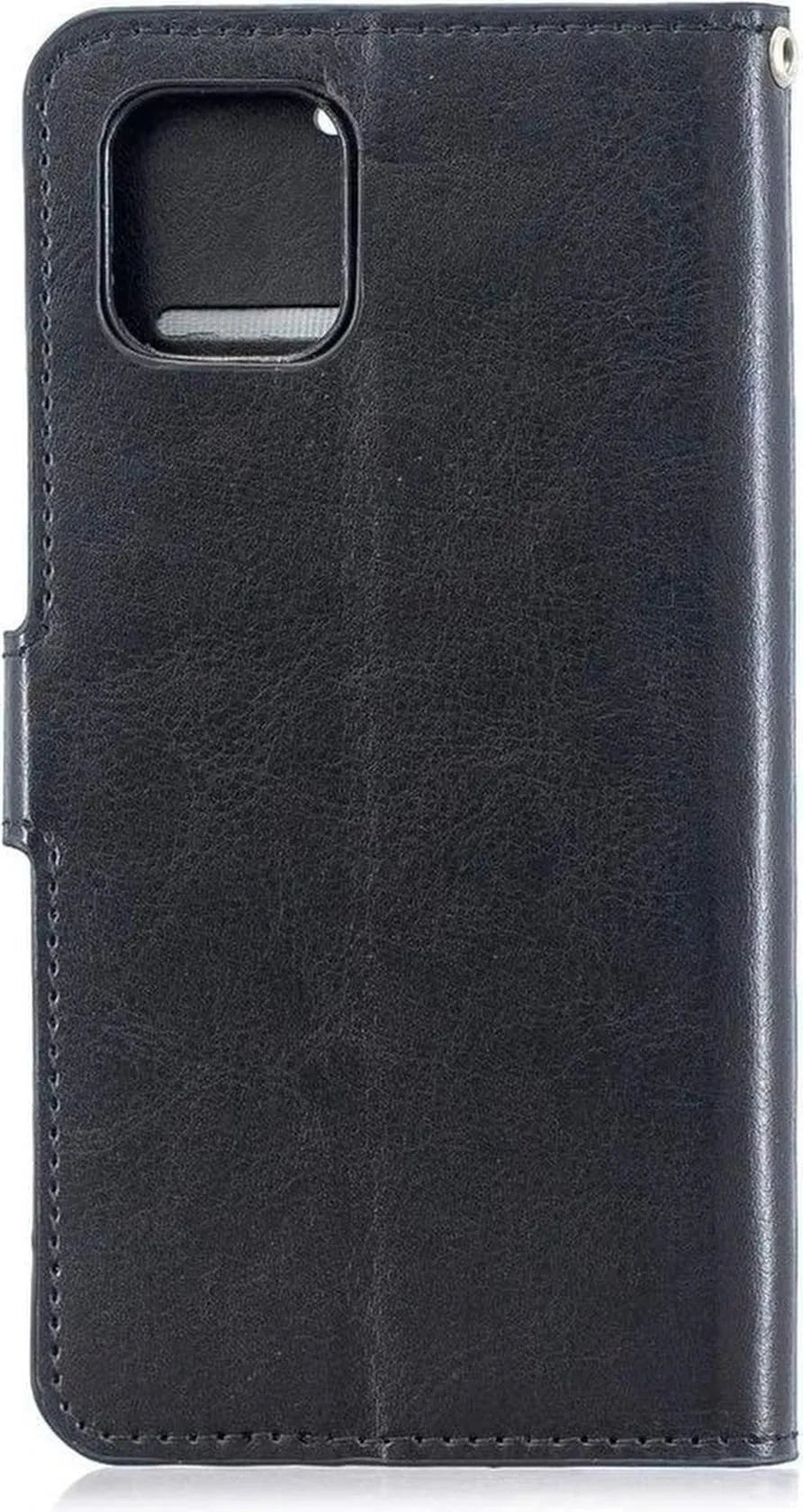 iPhone 11 Pro Max Hoesjes – Portemonnee Book Case – Pasjeshouder – Magneetsluiting – Zwart-Ilumina Benelux