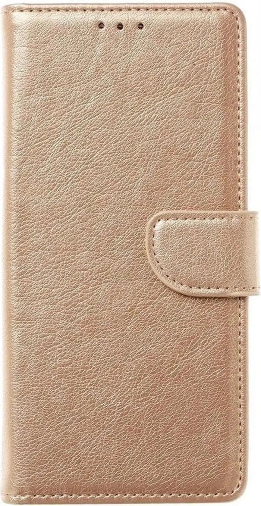 Huawei P40 Lite E 2020 Hoesjes – Portemonnee Book Case – Pasjeshouder – Magneetsluiting – Goud-Ilumina Benelux