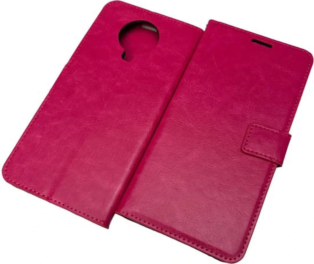 Nokia G10/G20 Hoesjes – Portemonnee Book Case – Pasjeshouder – Magneetsluiting – Roze-Ilumina Benelux