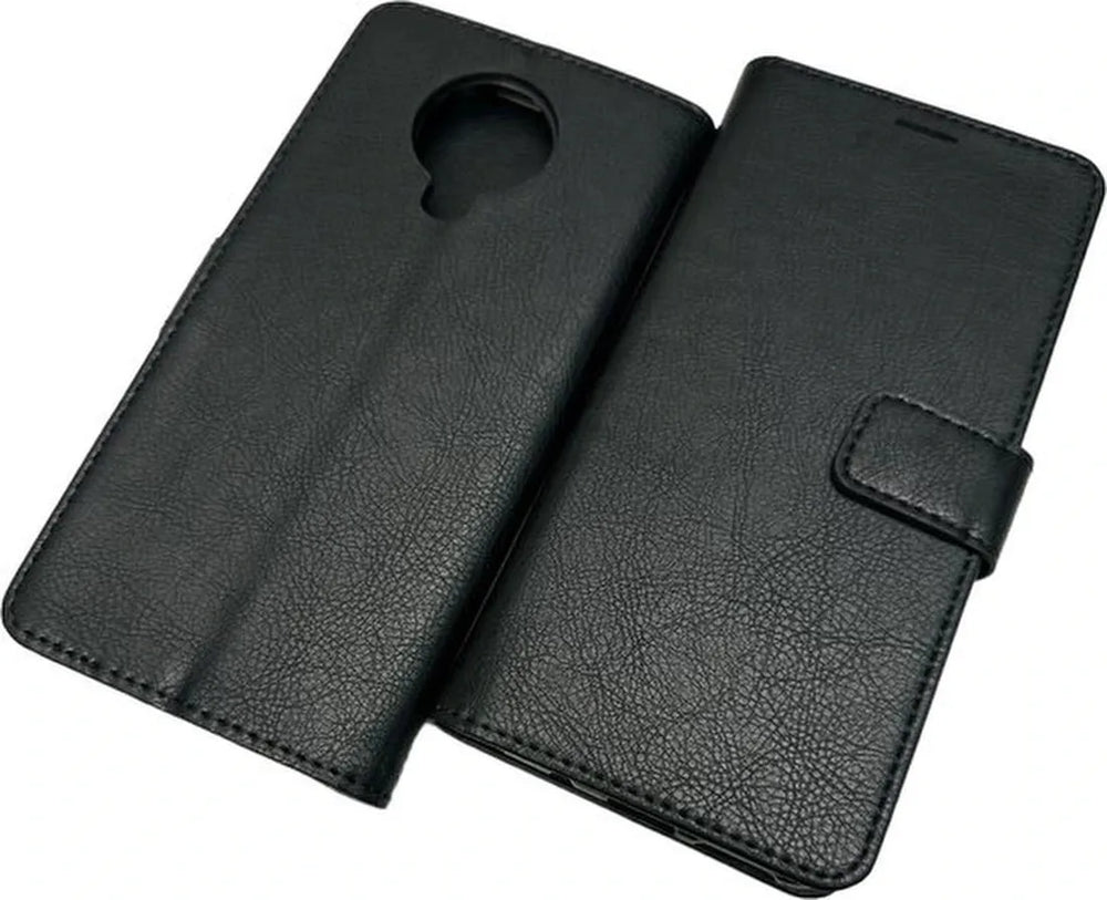 Nokia G10/G20 Hoesjes – Portemonnee Book Case – Pasjeshouder – Magneetsluiting – Zwart-Ilumina Benelux