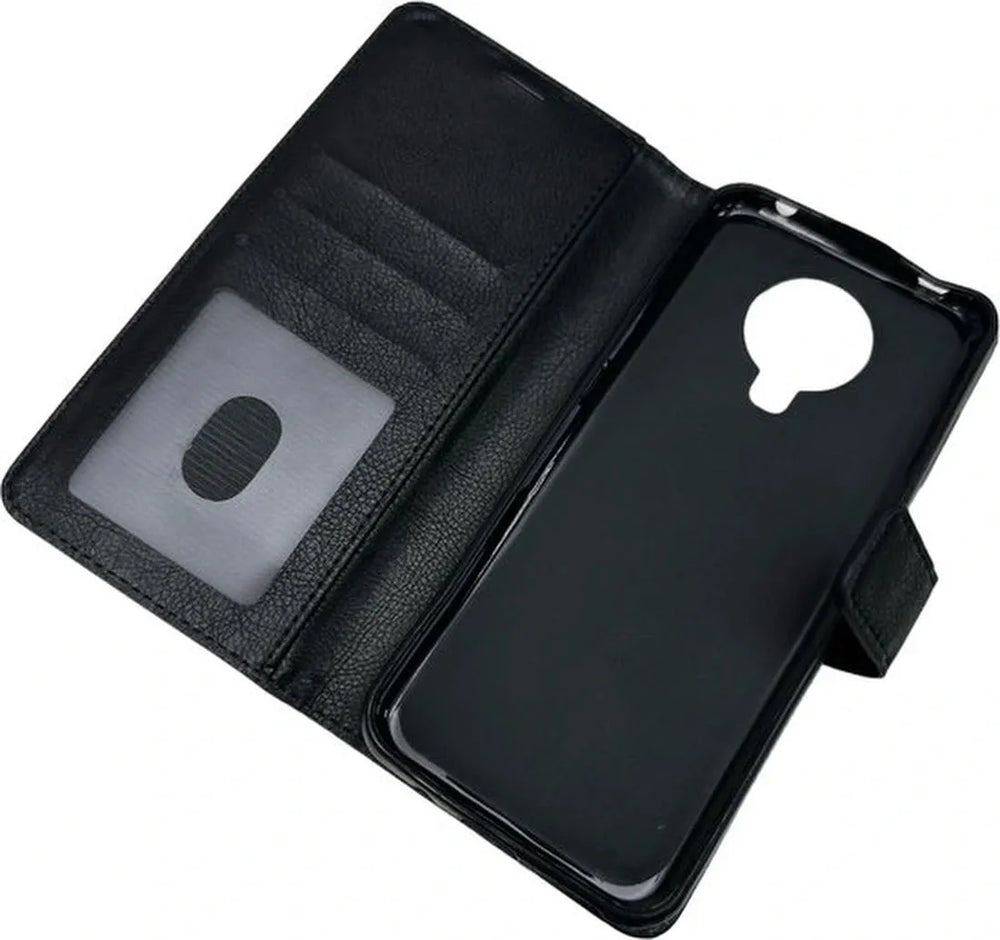 Nokia G10/G20 Hoesjes – Portemonnee Book Case – Pasjeshouder – 2x Screenprotector Gehard Glas – Zwart-Ilumina Benelux