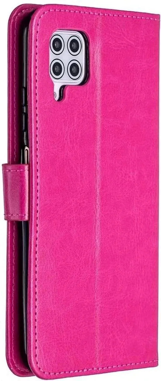Huawei P40 Lite 2020 Hoesjes – Portemonnee Book Case – Pasjeshouder – Magneetsluiting – Roze-Ilumina Benelux