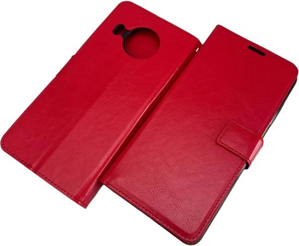 Nokia X10 / X20 Hoesjes – Portemonnee Book Case – Pasjeshouder – Magneetsluiting – Rood-Ilumina Benelux