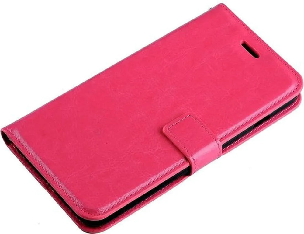 iPhone 6/6S Hoesjes – Portemonnee Book Case – Pasjeshouder – Magneetsluiting – Roze-Ilumina Benelux