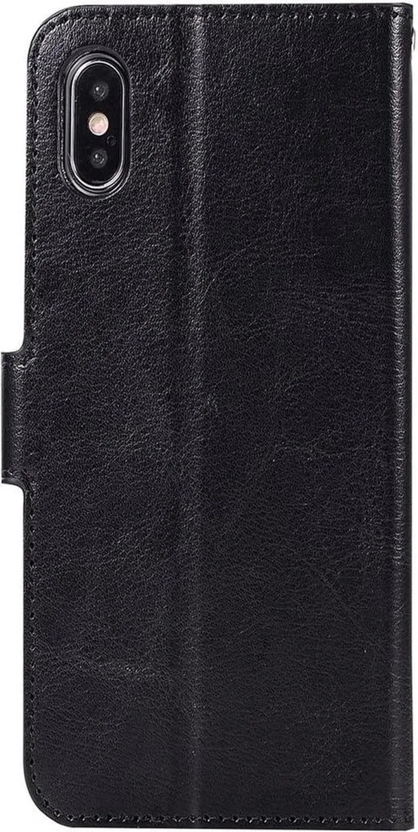 iPhone XR Hoesjes – Portemonnee Book Case – Pasjeshouder – Magneetsluiting – Zwart-Ilumina Benelux