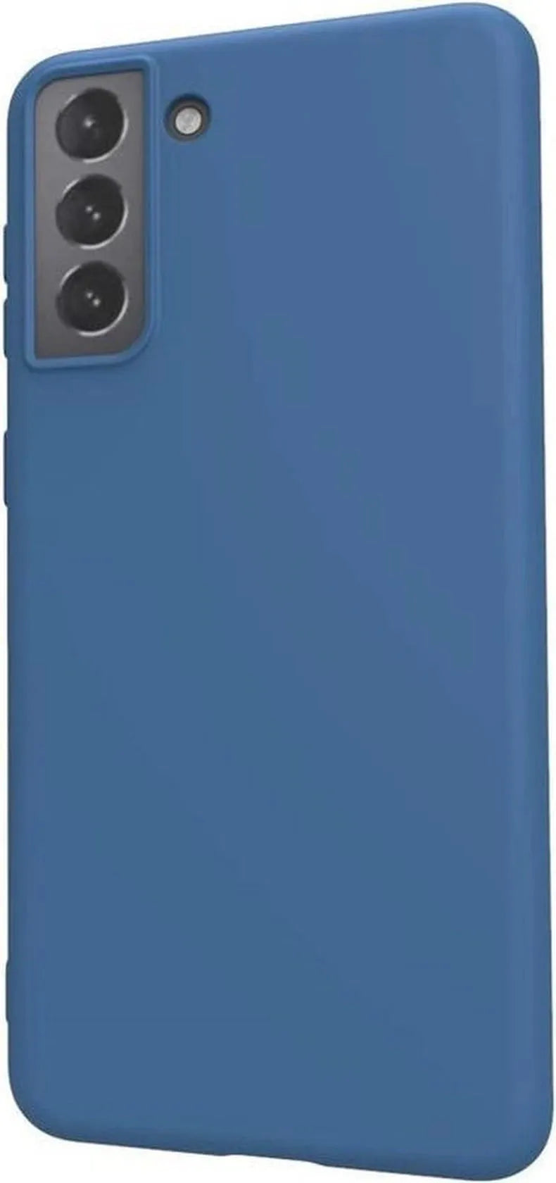 Samsung Galaxy S21 Hoesjes – Liquid Siliconen Backcover – Soft Touch Flexibel – Blauw Azuur-Ilumina Benelux