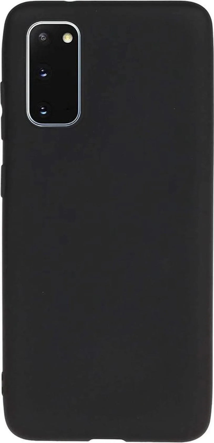 Samsung Galaxy S20 FE Hoesjes – Liquid Siliconen Backcover – Soft Touch – Flexibel – Zwart-Ilumina Benelux
