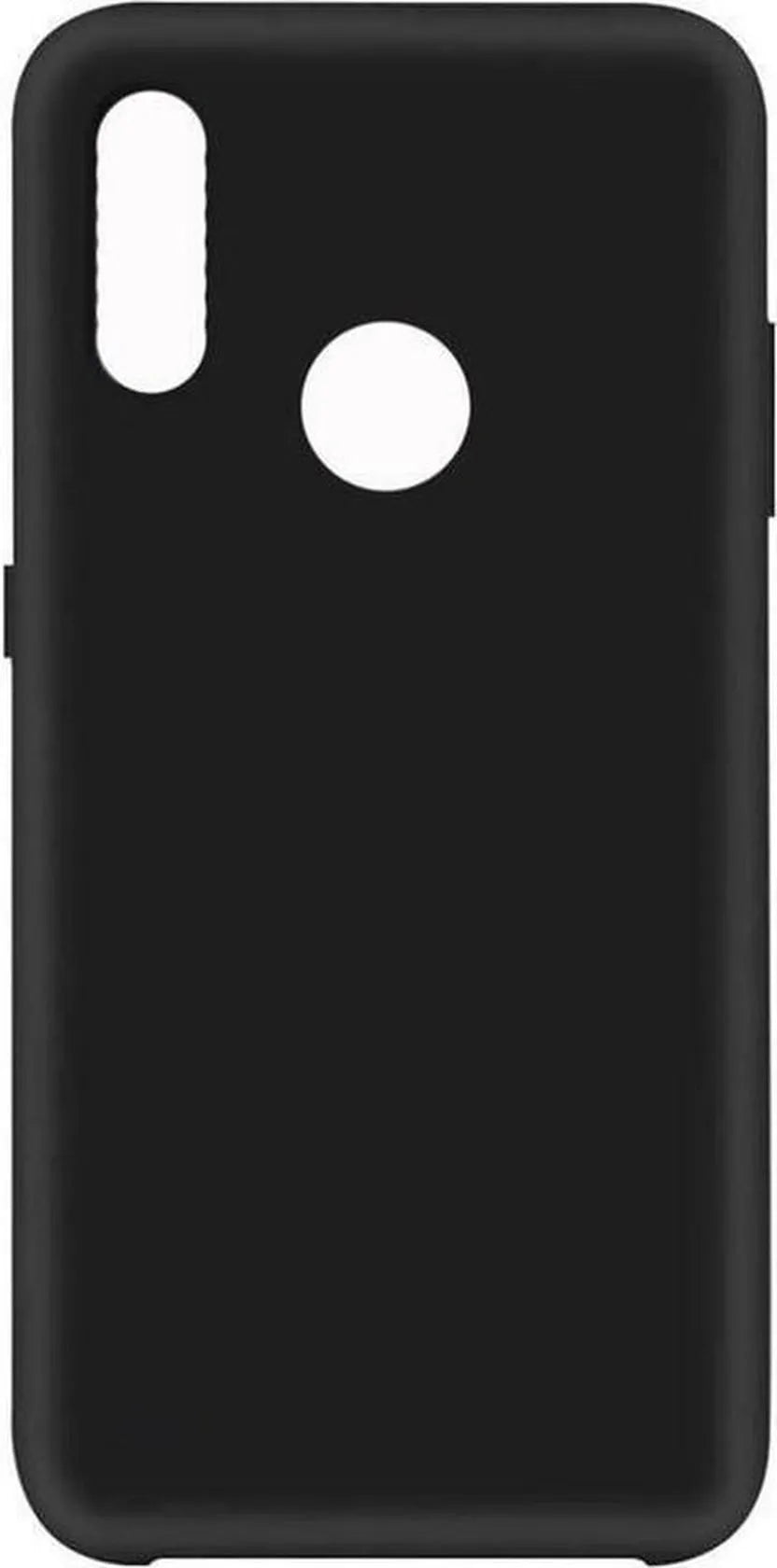 Samsung Galaxy A20S Hoesjes – Liquid Siliconen Backcover – Soft Touch – Flexibel – Zwart-Ilumina Benelux