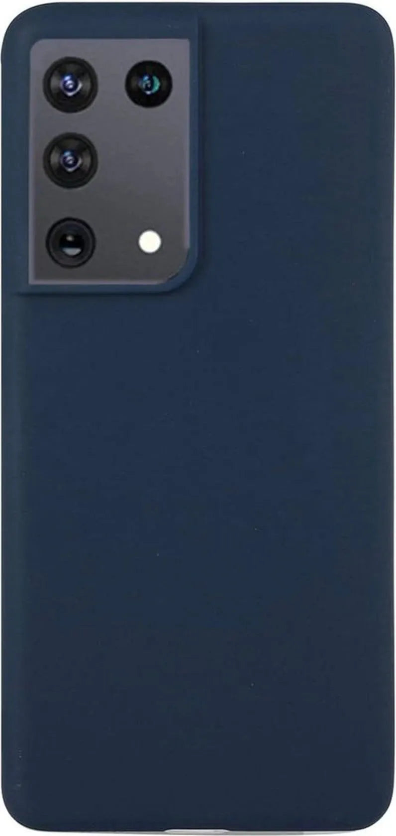 Samsung Galaxy S21 Ultra Hoesjes – Liquid Siliconen Backcover – Soft Touch – Flexibel – Oxford Blauw-Ilumina Benelux