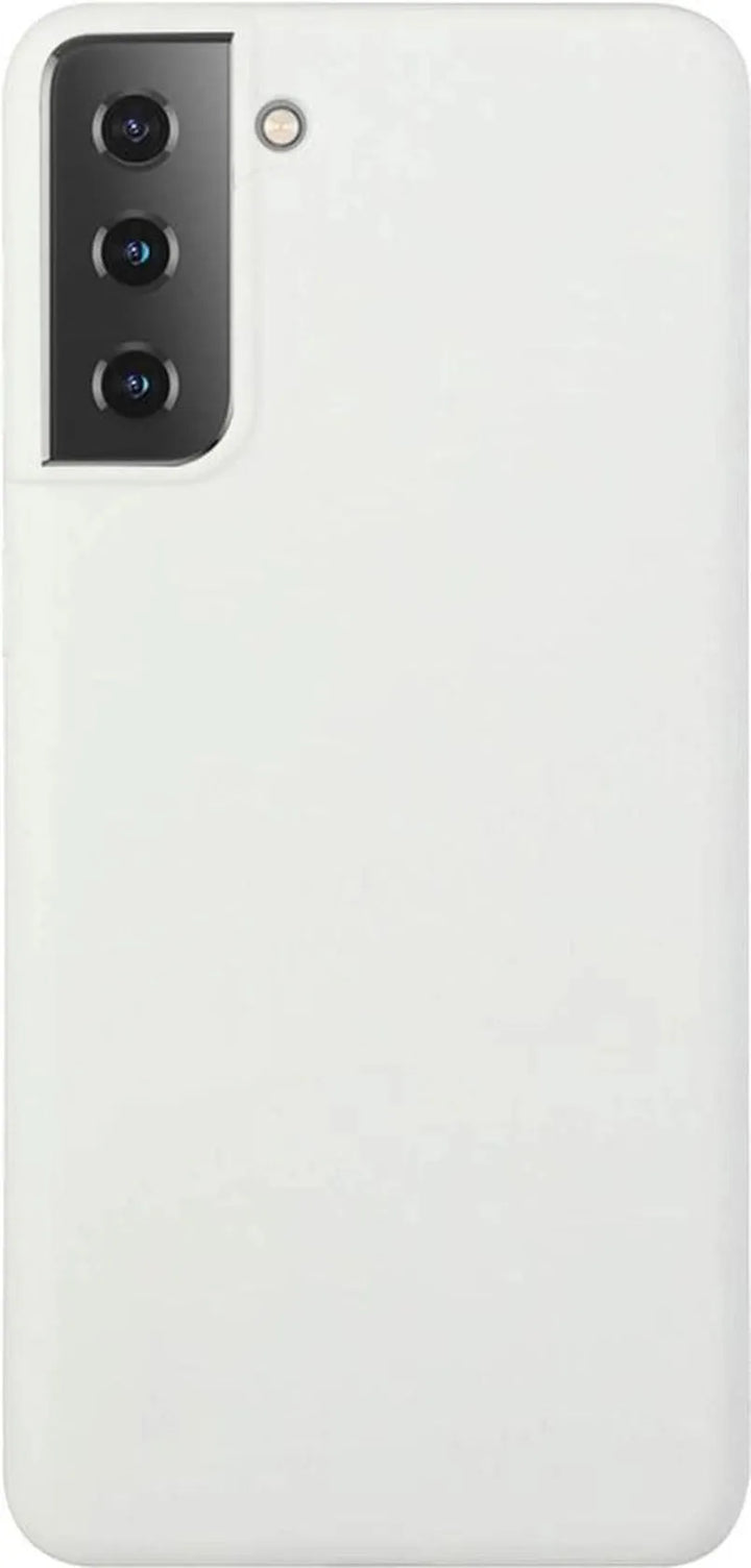 Samsung Galaxy S21 Plus Hoesjes – Liquid Siliconen Backcover – Soft Touch – Flexibel – Wit-Ilumina Benelux