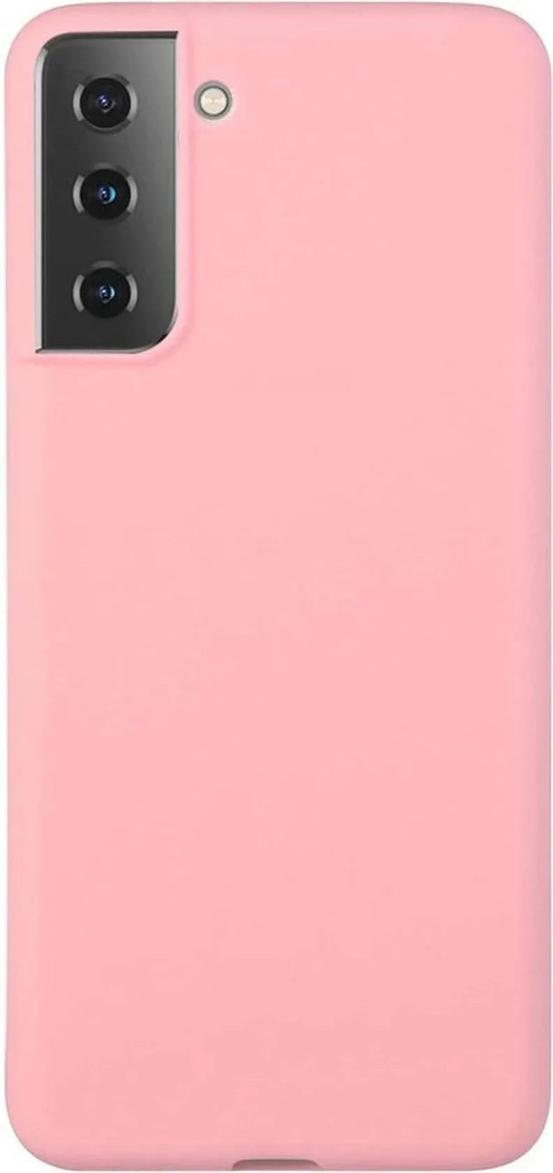 Samsung Galaxy S21 Plus Hoesjes – Liquid Siliconen Backcover – Soft Touch – Flexibel – Lichtroze-Ilumina Benelux